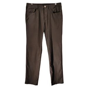 Bonobos  golf pants mens 32x32 gray slim fit chino khaki flat front dress